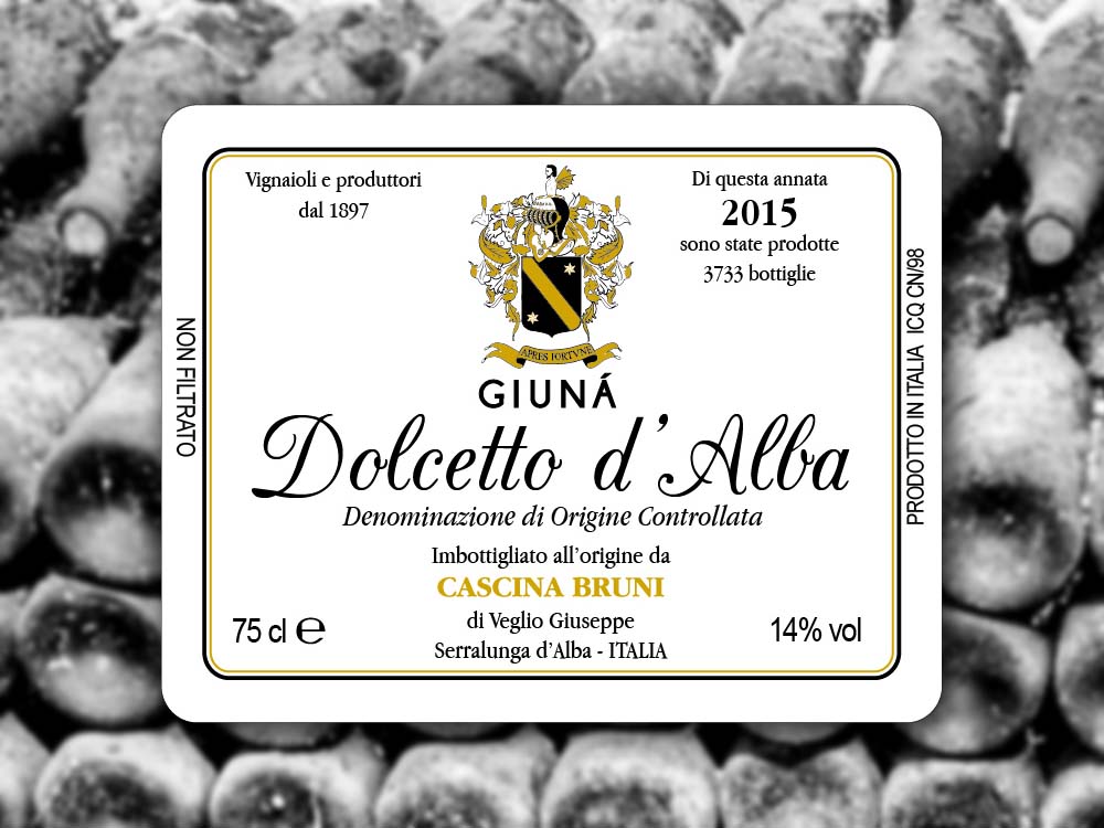 GIUNA’®Dolcetto d’Alba 2015